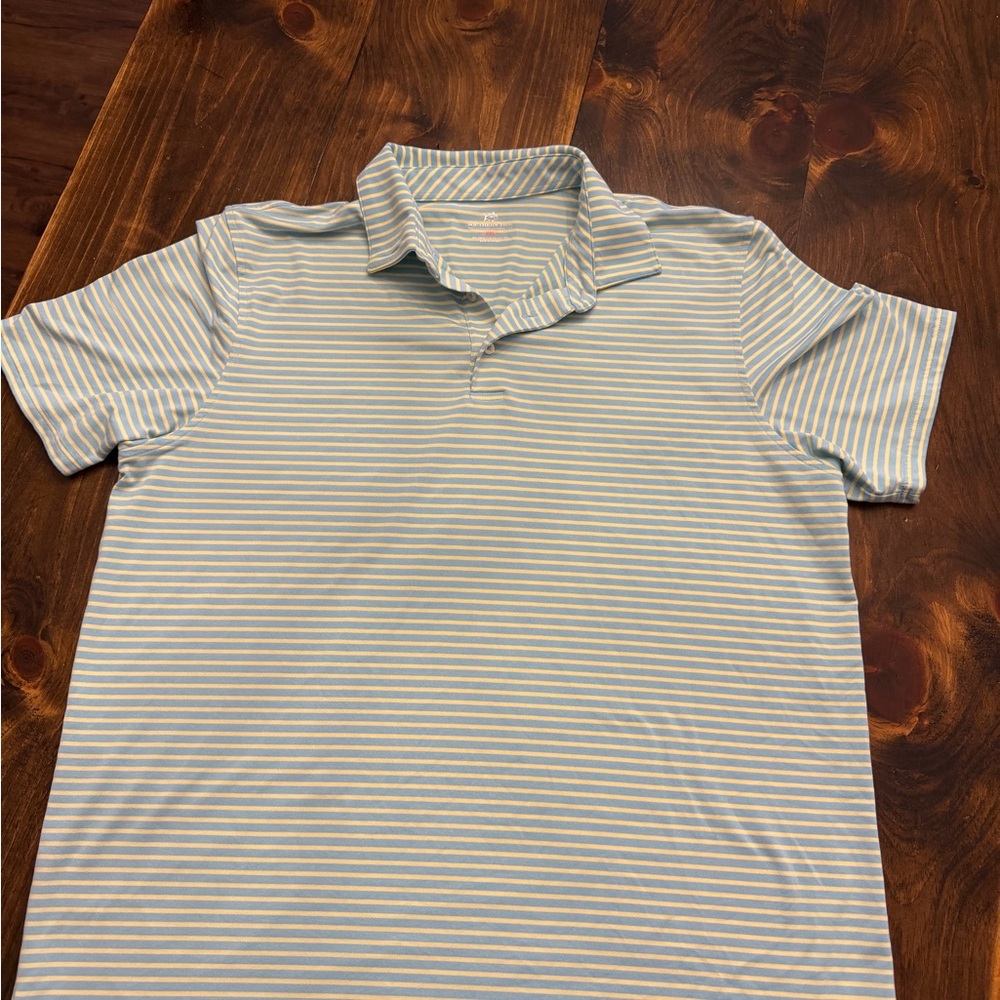 Southern Tide Polo Shirt Men’s Striped XXL